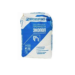 Пол наливной высокопрочный Гипсополимер Экопол (20 кг)