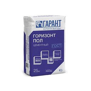 Пол цементный Гипсополимер Гарант Горизонт (25 кг)