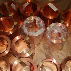 Лента медная М1ф 0,14х100 мм ГОСТ 1173-2006