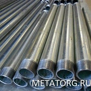 Труба водогазопроводная Ду 65х4 с резьбой